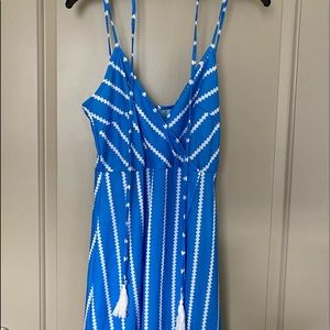 Blue maxi sundress